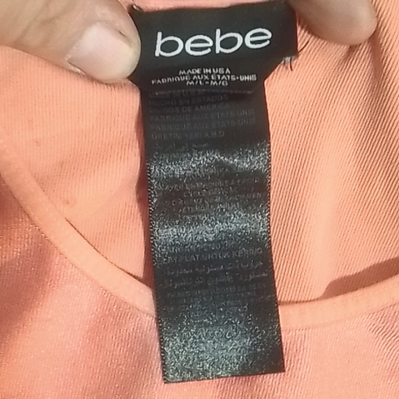 Low cut sleeveless backless sheath style dress by Bebe. - Picture 5 of 6